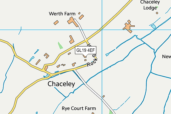 GL19 4EF map - OS VectorMap District (Ordnance Survey)