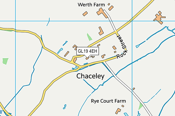 GL19 4EH map - OS VectorMap District (Ordnance Survey)