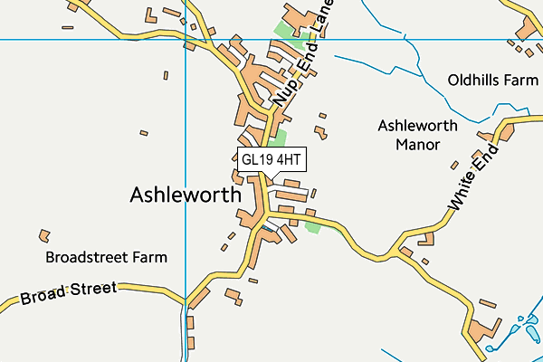Ashleworth Church of England Primary School map (GL19 4HT) - OS VectorMap District (Ordnance Survey)