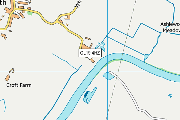 GL19 4HZ map - OS VectorMap District (Ordnance Survey)