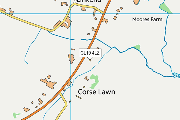 Eldersfield Lawn CofE Primary School map (GL19 4LZ) - OS VectorMap District (Ordnance Survey)