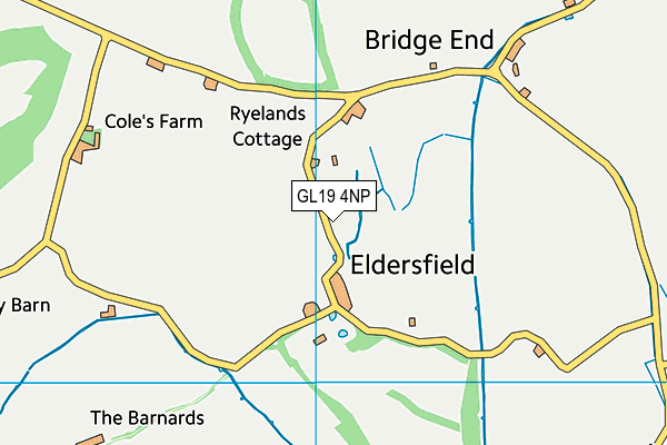 GL19 4NP map - OS VectorMap District (Ordnance Survey)