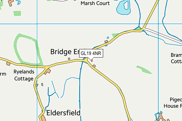 GL19 4NR map - OS VectorMap District (Ordnance Survey)