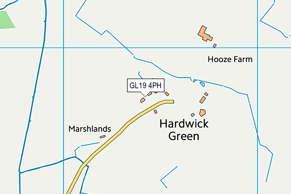 GL19 4PH map - OS VectorMap District (Ordnance Survey)