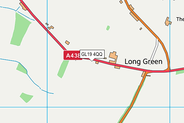 GL19 4QQ map - OS VectorMap District (Ordnance Survey)