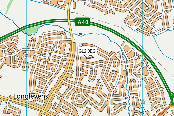 GL2 0EG map - OS VectorMap District (Ordnance Survey)