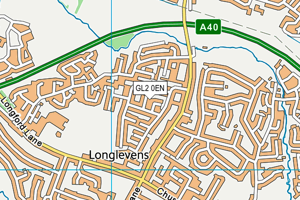 GL2 0EN map - OS VectorMap District (Ordnance Survey)