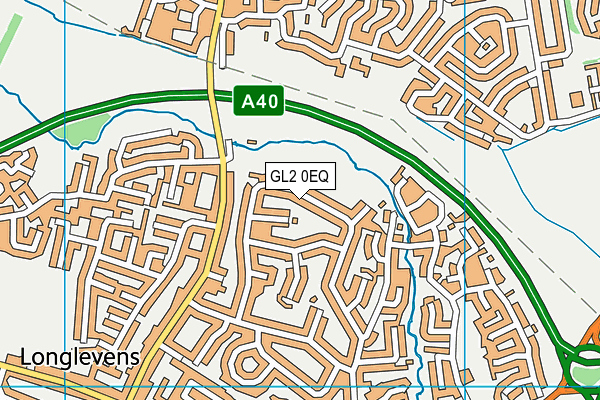 GL2 0EQ map - OS VectorMap District (Ordnance Survey)