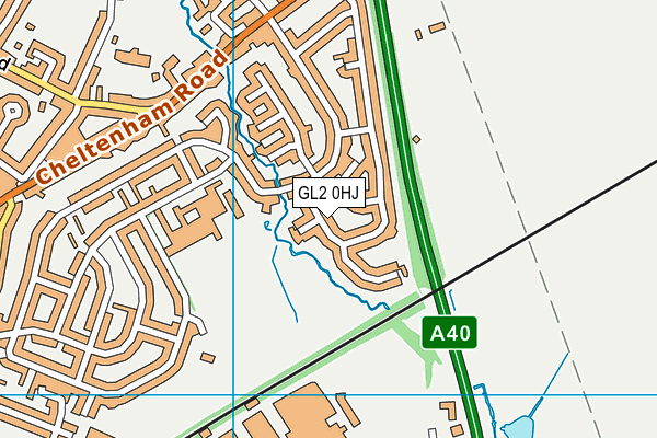 GL2 0HJ map - OS VectorMap District (Ordnance Survey)