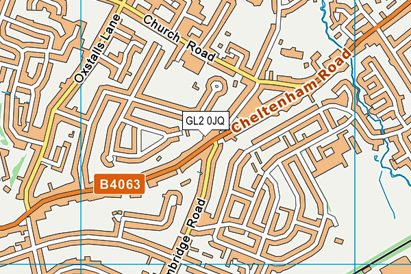 GL2 0JQ map - OS VectorMap District (Ordnance Survey)