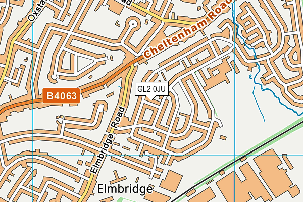 GL2 0JU map - OS VectorMap District (Ordnance Survey)