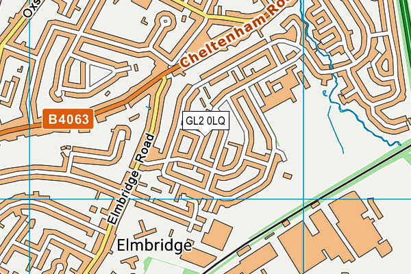 GL2 0LQ map - OS VectorMap District (Ordnance Survey)