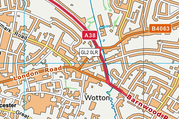 GL2 0LR map - OS VectorMap District (Ordnance Survey)