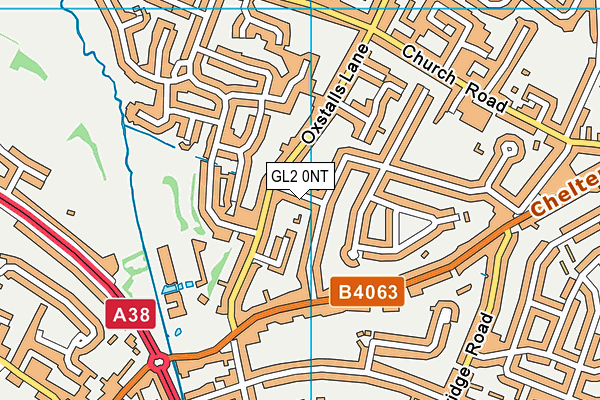 GL2 0NT map - OS VectorMap District (Ordnance Survey)