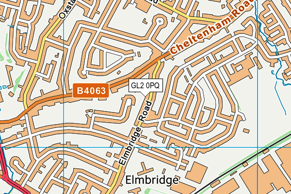 GL2 0PQ map - OS VectorMap District (Ordnance Survey)