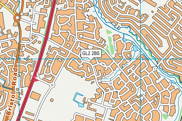 GL2 2BS map - OS VectorMap District (Ordnance Survey)