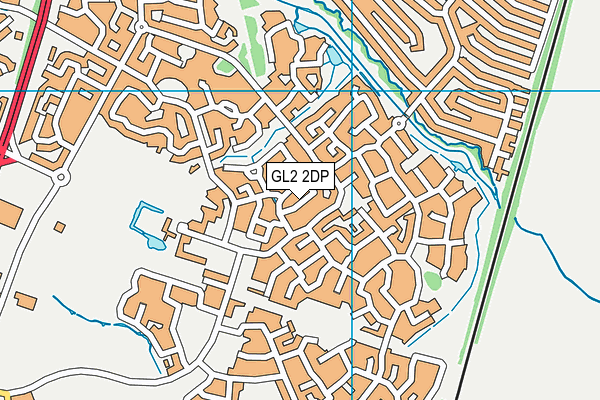 GL2 2DP map - OS VectorMap District (Ordnance Survey)