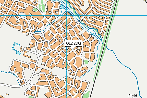 GL2 2DQ map - OS VectorMap District (Ordnance Survey)