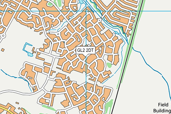 GL2 2DT map - OS VectorMap District (Ordnance Survey)