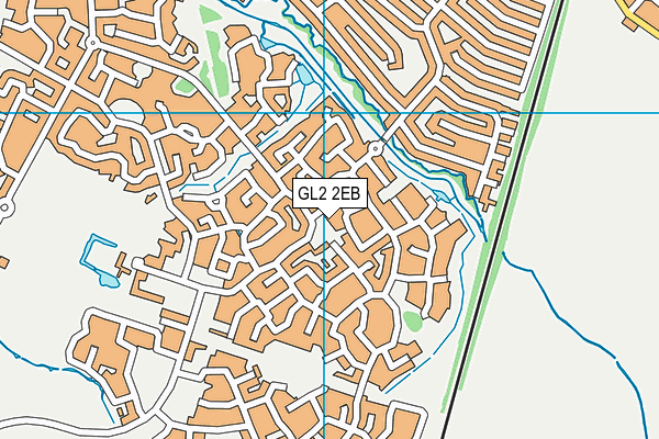 GL2 2EB map - OS VectorMap District (Ordnance Survey)