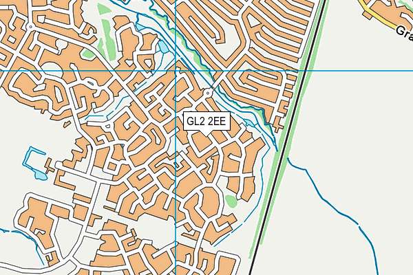 GL2 2EE map - OS VectorMap District (Ordnance Survey)