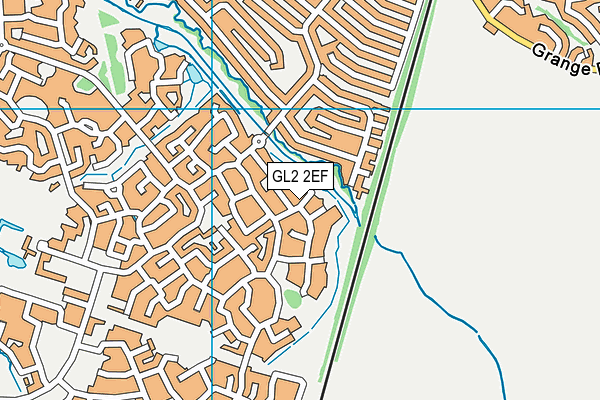 GL2 2EF map - OS VectorMap District (Ordnance Survey)