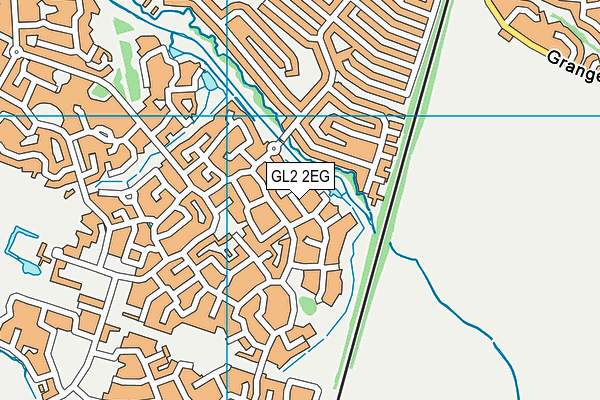 GL2 2EG map - OS VectorMap District (Ordnance Survey)