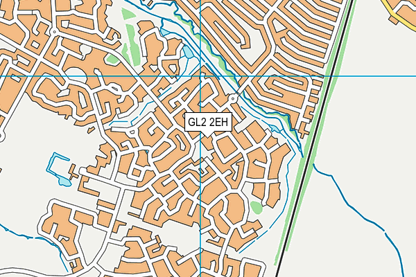 GL2 2EH map - OS VectorMap District (Ordnance Survey)