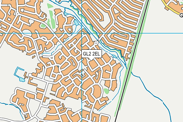 GL2 2EL map - OS VectorMap District (Ordnance Survey)