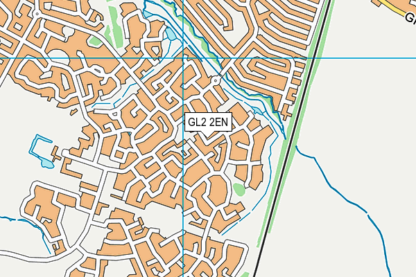 GL2 2EN map - OS VectorMap District (Ordnance Survey)