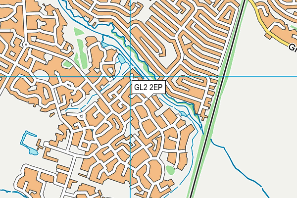 GL2 2EP map - OS VectorMap District (Ordnance Survey)