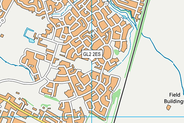 GL2 2ES map - OS VectorMap District (Ordnance Survey)