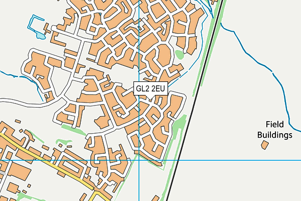 GL2 2EU map - OS VectorMap District (Ordnance Survey)