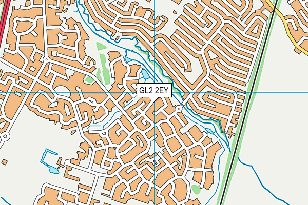 GL2 2EY map - OS VectorMap District (Ordnance Survey)