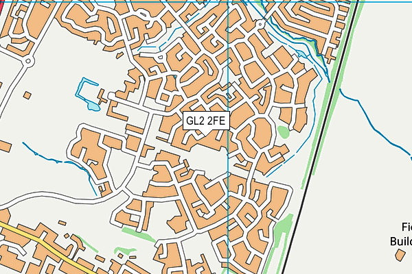 GL2 2FE map - OS VectorMap District (Ordnance Survey)