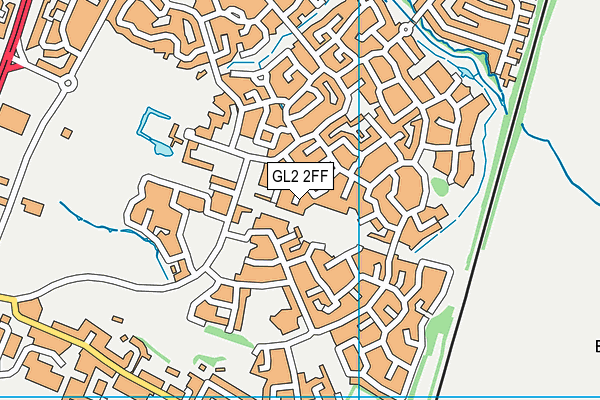 GL2 2FF map - OS VectorMap District (Ordnance Survey)