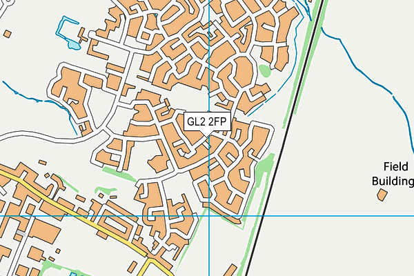 GL2 2FP map - OS VectorMap District (Ordnance Survey)