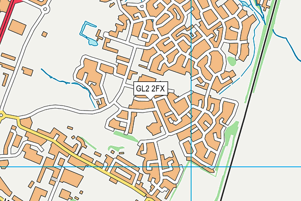 Waterwells Primary Academy map (GL2 2FX) - OS VectorMap District (Ordnance Survey)