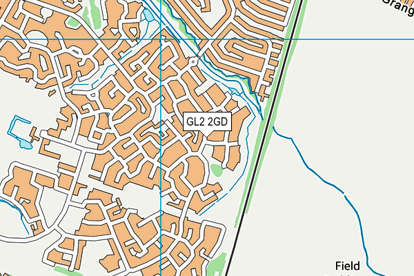 GL2 2GD map - OS VectorMap District (Ordnance Survey)