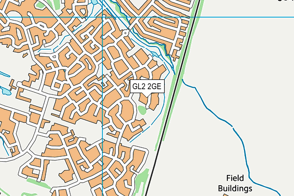 GL2 2GE map - OS VectorMap District (Ordnance Survey)