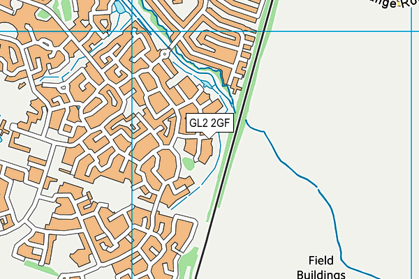 GL2 2GF map - OS VectorMap District (Ordnance Survey)