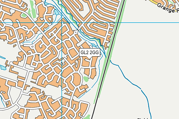 GL2 2GG map - OS VectorMap District (Ordnance Survey)