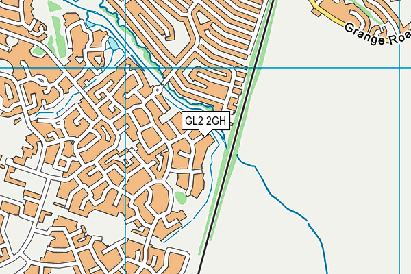 GL2 2GH map - OS VectorMap District (Ordnance Survey)