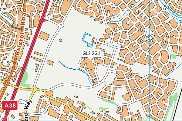 GL2 2GJ map - OS VectorMap District (Ordnance Survey)