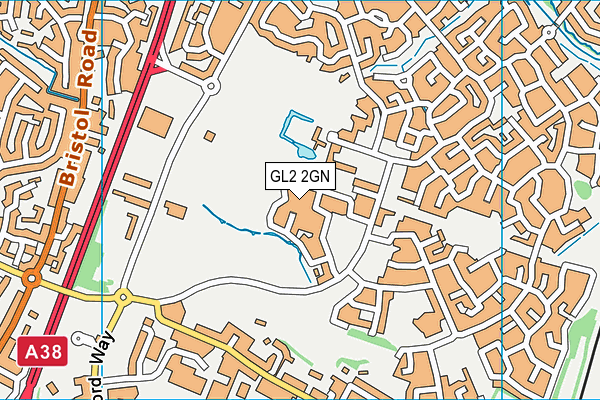 GL2 2GN map - OS VectorMap District (Ordnance Survey)