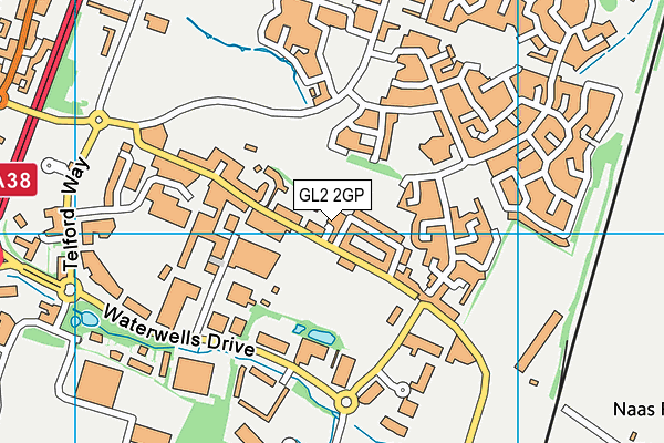 GL2 2GP map - OS VectorMap District (Ordnance Survey)