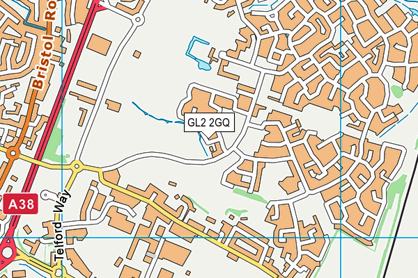 GL2 2GQ map - OS VectorMap District (Ordnance Survey)