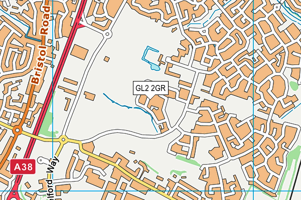 GL2 2GR map - OS VectorMap District (Ordnance Survey)