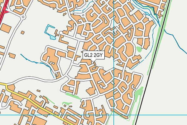 GL2 2GY map - OS VectorMap District (Ordnance Survey)