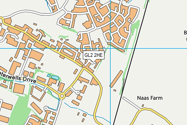 GL2 2HE map - OS VectorMap District (Ordnance Survey)